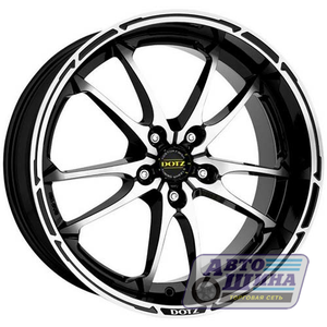 Диски 8.0J17 ET35  D70.1 DOTZ Tupac  (5x112) BKF арт.OTUS8BP35 (Германия)