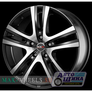 Диски 7.0J17 ET42  D67.1 MAK Invidia  (5x114.3) Gun Met-Mirror Face (F7070IVQ42FO3) (Италия)