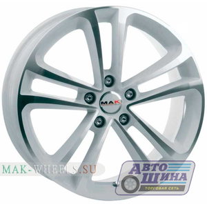 Диски 8.0J17 ET40  D76 MAK Invidia  (5x114.3) White Mirror (F8070IVWM40FF) (Италия)