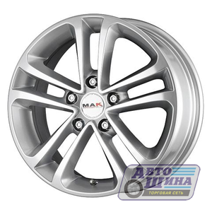 Диски 8.0J18 ET40  D76 MAK Invidia  (5x114.3) Hyper Silver (F8080IVS40FF) (Италия)