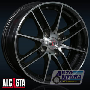 Диски 6.5J16 ET46  D67.1 Alcasta M16  (5x114.3) BKF арт.9110649 (Китай)