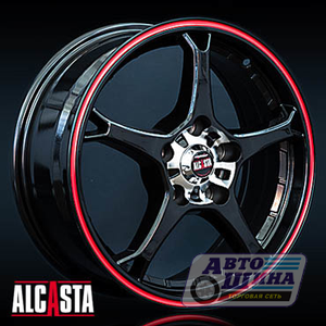 Диски 6.5J16 ET52  D54.1 Alcasta M11  (4x100) BKRS арт.9123441 (Китай)