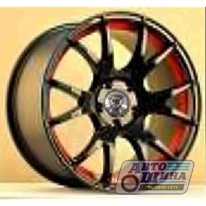 Диски 6.0J14 ET40  D73.1 NZ F-11  (4x100) BKRSI - красная полоса арт.9116479 (Китай)