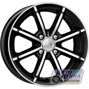 Диски 6.0J14 ET30  D67.1 КиК Sportline (KC603) (4x100) Блэк Плат (Россия)