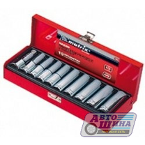 Набор головок торцевых 1/2 пласт.кейс 10 предметов (8-21)
