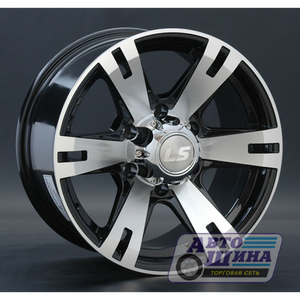 Диски 8.0J16 ET38  D100.1 LS Wheels 182  (6x139.7) BKF (Китай)
