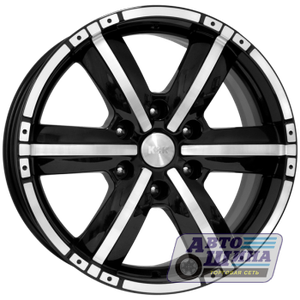 Диски 7.5J17 ET38 D67.1 КиК Окинава (КС635) (6x139.7) Алмаз Черный, арт.r25984 (Россия)