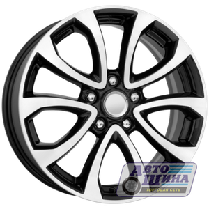 Диски 7.0J17 ET47 D66.1 КиК КС623 Nissan Juke (5x114.3) Алмаз Черный, арт.14396 (Россия)