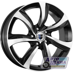 Диски 7.0J17 ET45  D67.1 КиК Либерти КС654  (5x100) Алмаз черный арт.31397 (Россия)