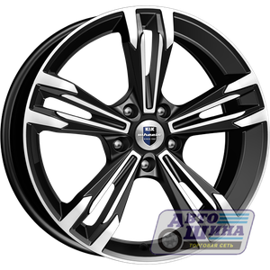 Диски 7.0J18 ET50  D67.1 КиК Каррера (КС655)  (5x114.3) Алмаз черный арт.30363 (Россия)