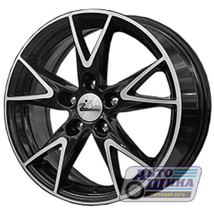 Диски 6.5J15 ET50 D66.6 КиК iFree Нирвана (КС524) (5x112) Блэк Джек, арт.065807 (Россия)