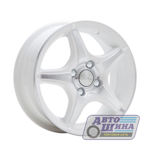 Диски 5.5J14 ET35  D58.6 СКАД Фортуна  (4x98) Алмаз-Белый арт.1010424 (Россия)