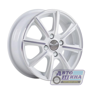 Диски 5.5J14 ET49 D56.6 СКАД Монако (4x100) Алмаз Белый, арт.1670524 (Россия)