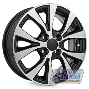 Диски 6.0J15 ET48 D54.1 КиК КС685 Hyundai Solaris FL (4x100) Алмаз Черный, арт.64746 (Россия)