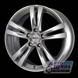 Диски 8.0J19 ET50  D57.1 MAK Zenith  (5x112) Hyper Silver (Италия)
