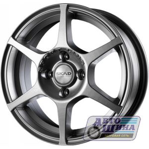 Диски 5.5J14 ET38  D58.6 СКАД Ягуар  (4x98) Алмаз-Белый арт.1280124 (Россия)