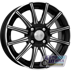 Диски 6.0J15 ET39 D56.6 КиК Сиеста (КС474) (5x105) Алмаз Черный, арт.r13551 (Россия)