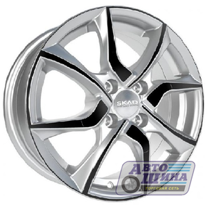 Диски 6.0J15 ET27 D65.1 СКАД Тулон (4x108) Селена-Черный, арт.2030153 (Россия)