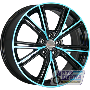 Диски 9.5J20 ET53  D72.6 Replica LA Concept Land Rover 504  (5x120) BK+BL арт.9133326 (Китай)