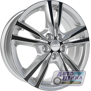 Диски 7.0J17 ET45 D67.1 СКАД Мельбурн (5x114.3) Селена-Черный, арт.2070653 крепеж М12 (Россия)