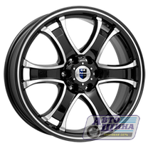 Диски 7.5J18 ET33  D100.1 КиК Балеар (КС727)  (6x139.7) Алмаз Черный арт.r67669 (Россия)