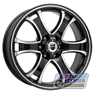 Диски 7.5J18 ET33  D100.1 КиК Балеар (КС727)  (6x139.7) Алмаз Черный арт.r67669 (Россия)