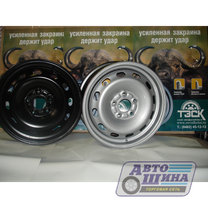 Диски 6.0J15 ET50 D60.1 ТЗСК Largus / Logan / Almera (4x100) Серебристый (Россия)