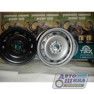 Диски 6.0J15 ET50 D60.1 ТЗСК Largus / Logan / Almera (4x100) Серебристый (Россия)