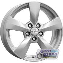 Диски 6.0J15 ET38 D57.1 КиК КС700 Skoda Rapid (5x100) Сильвер, арт.65638 (Россия)