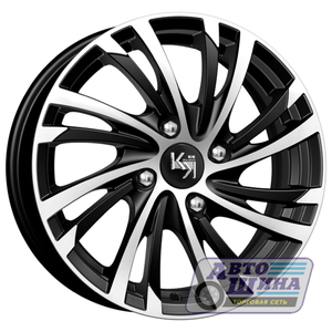 Диски 6.0J15 ET50  D60.1 КиК Мейола (КС643)  (4x100) Алмаз Черный (Россия)