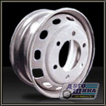 Диски 6.00x17.5 ET115 D160 ГАЗ -33104 Валдай (6x222.25) Серебристый, арт.33104-3101015-01 (Нижний Новгород)