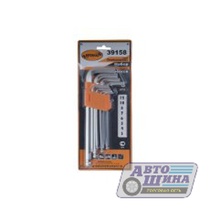 Набор Шестигранников L-обр. Professional (3.0-12мм) 8 пред.шаровые АвтоДело арт. 39158
