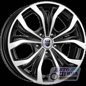 Диски 6.5J16 ET38  D56.6 КиК Аламида (КС660) (5x105) Алмаз Черный арт.34557 (Россия)