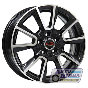 Диски 6.5J16 ET50  D57.1 Replica LA Concept VW 501  (5x112) BKF (Китай)