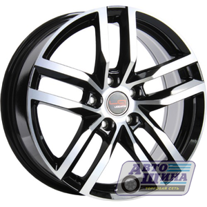 Диски 6.5J16 ET50  D57.1 Replica LA Concept VW 502  (5x112) BKF арт.9124802 (Китай)