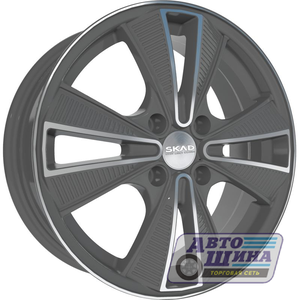 Диски 6.0J16 ET27 D65.1 СКАД Эко (4x108) Алмаз Грей, арт.2160035 (Россия)