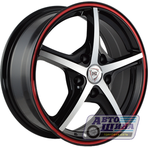 Диски 6.5J16 ET38  D58.6 NZ Wheels SH667  (4x98) BKFRSI арт.9129423 (Китай)