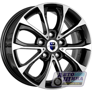 Диски 6.5J15 ET38 D67.1 КиК Urals (КС732) (5x100) Алмаз Черный, арт.67863 (Россия)