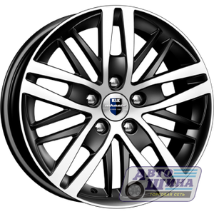 Диски 7.0J16 ET46  D57.1 КиК Fencer (КС730)  (5x100) Алмаз Черный арт.r67788 (Россия)