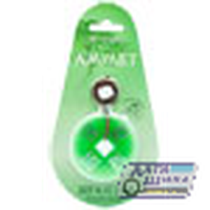 Освежитель воздуха подвесной "Амулет Богатство" Зеленое Яблоко арт. AMT-06