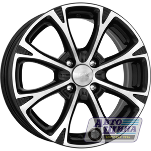 Диски 6.0J15 ET45  D67.1 КиК Блюз (КС606)  (4x114.3) Алмаз Черный арт.13647 (Россия)