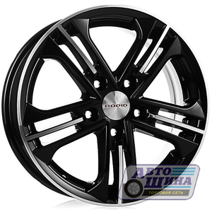 Диски 6.5J16 ET50  D63.4 КиК Trinity (КС666)  (5x108) Алмаз Черный арт.r63042 (Россия)