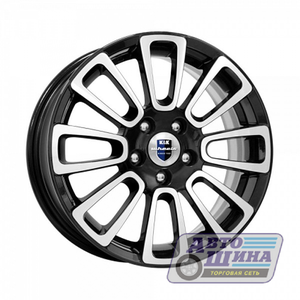 Диски 6.0J15 ET48 D54.1 КиК Неман  (КС717) (4x100) Алмаз Черный, арт.r67653 (Россия)