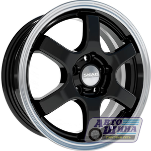 Диски 6.0J15 ET38 D58.6 СКАД Киото (4x98) Антрацит-Алмаз, арт.2150020 (Россия)