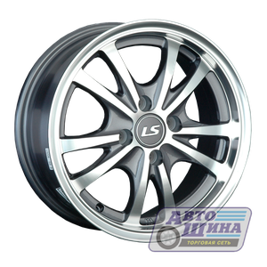 Диски 6.5J15 ET43 D54.1 LS Wheels 206 (4x100) BKF (Китай)