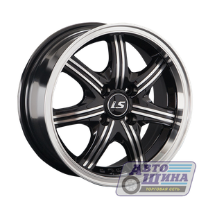 Диски 6.5J15 ET40 D60.1 LS Wheels 323 (4x100) BKF (Китай)
