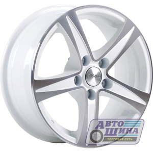 Диски 6.5J15 ET35 D66.6 СКАД Сакура (Sakura) (5x112) Алмаз Белый, арт.1270624 (Россия)