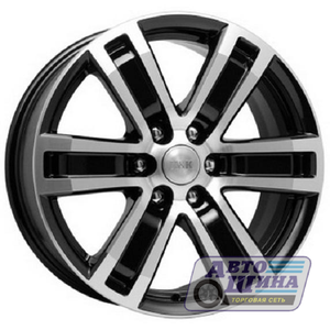 Диски 7.5J17 ET25 D106.1 КиК R-7 Рольф (6x139.7) Алмаз Черный, арт.r34594 (Россия)