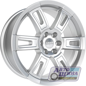 Диски 8.0J18 ET30 D66.1 СКАД Тор (6x114.3) Сильвер, арт.2450102 (Россия)