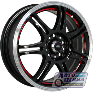 Диски 6.0J15 ET50 D60.1 Cross Street Y4601 (4x100) BKFRSI (Китай)